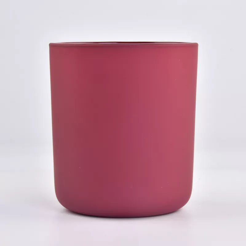 Five-color Glass Candle Holder