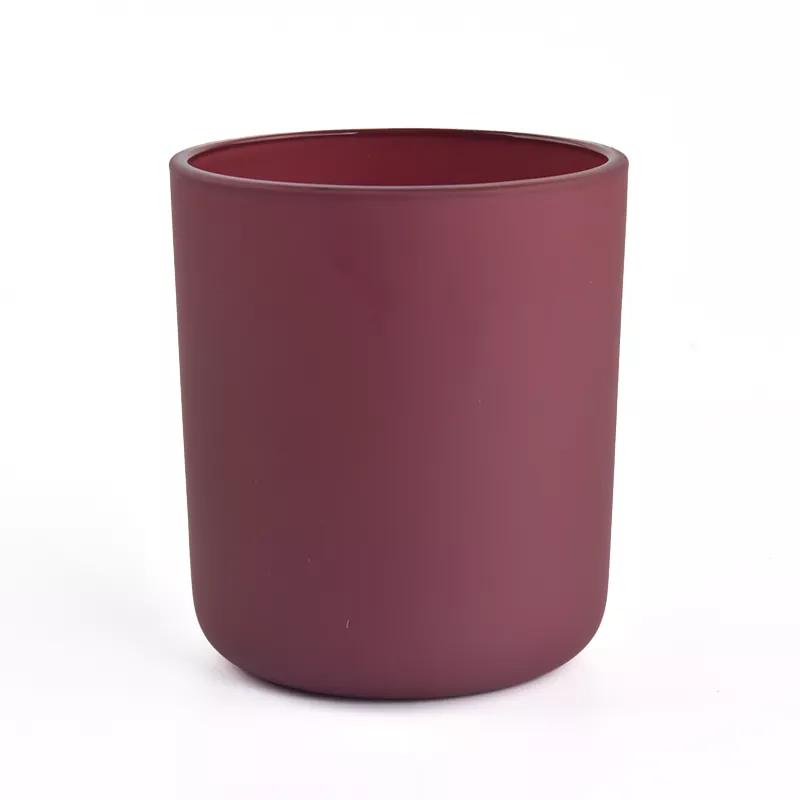 Five-color Glass Candle Holder