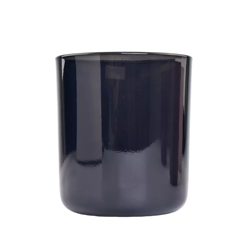 Five-color Glass Candle Holder